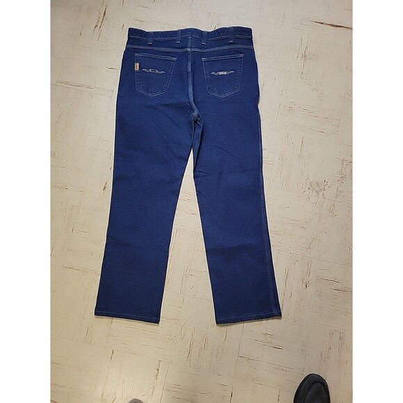 Texas Jeans USA Multi-Purpose Size 42L TXJ-MP Dark‎ Wash EUC 30 Length - Picture 4 of 14